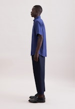 Regular Leinenhemd Uni in Dunkelblau |  Seidensticker Onlineshop