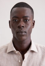 Regular Leinenhemd Uni in Beige |  Seidensticker Onlineshop