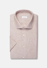 Regular Leinenhemd Uni in Beige |  Seidensticker Onlineshop