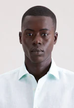 Regular Leinenhemd Uni in Grün |  Seidensticker Onlineshop