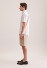 Regular Leinenhemd Gestreift in Beige |  Seidensticker Onlineshop