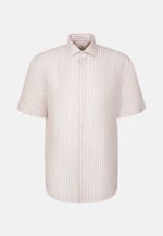 Regular Leinenhemd Gestreift in Beige |  Seidensticker Onlineshop