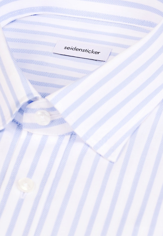 Comfort Chemise d'affaires Rayures dans Bleu Clair | Boutique en ligne Seidensticker