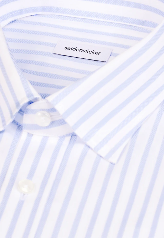 Comfort Business Hemd Gestreift in Hellblau |  Seidensticker Onlineshop