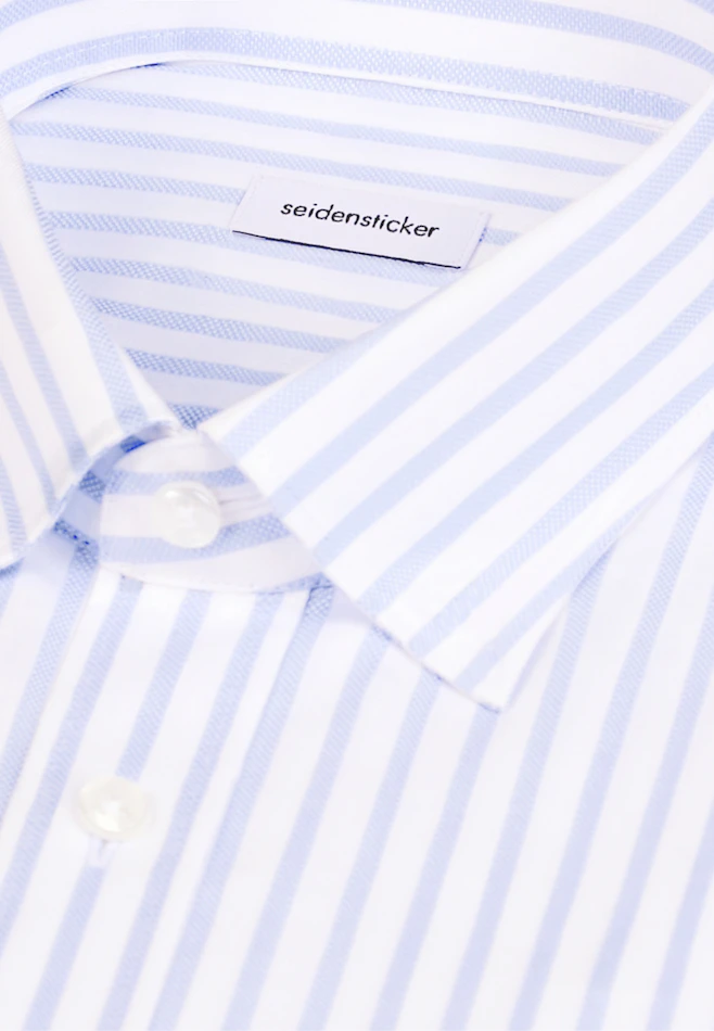 Comfort Chemise d'affaires Rayures dans Bleu Clair | Boutique en ligne Seidensticker