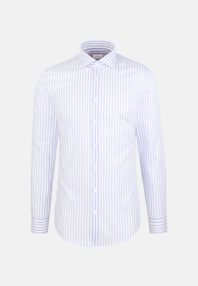 Comfort Business Hemd Gestreift in Hellblau |  Seidensticker Onlineshop