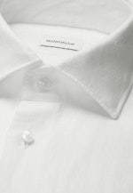 Shaped Leinenhemd Uni in Weiß |  Seidensticker Onlineshop