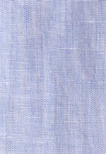 Shaped Linen shirt Uni in Mittelblau |  Seidensticker Onlineshop