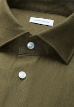 Shaped Leinenhemd Uni in Grün |  Seidensticker Onlineshop