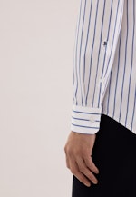 Slim Business Hemd Gestreift in Mittelblau |  Seidensticker Onlineshop