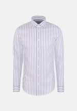 Slim Business Hemd Gestreift in Mittelblau |  Seidensticker Onlineshop