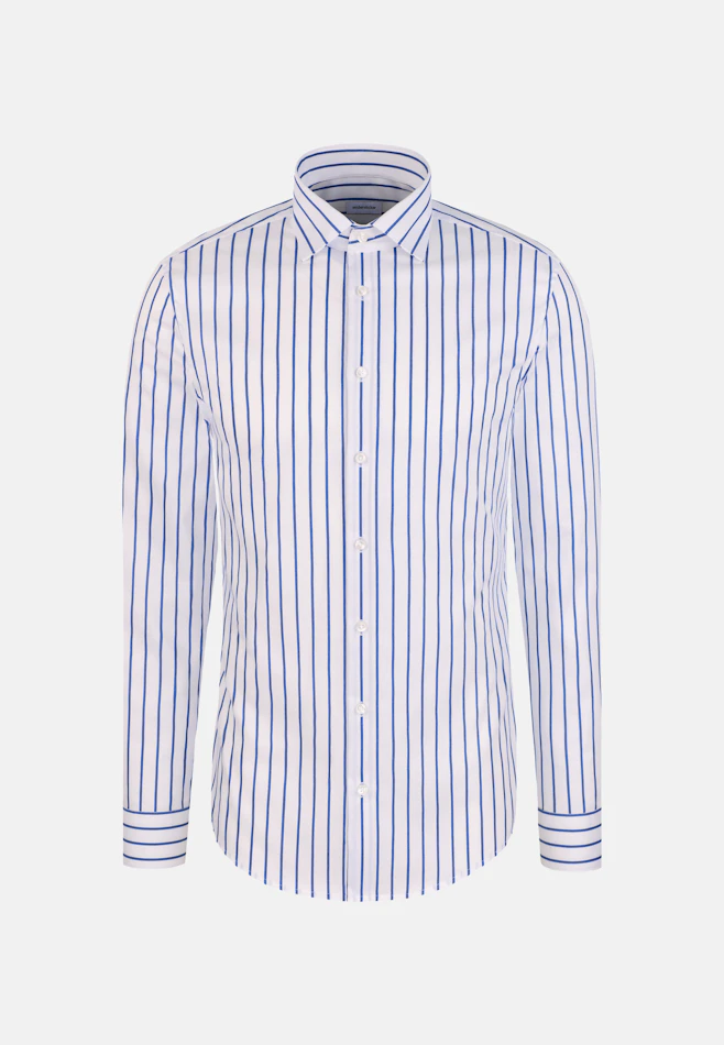 Slim Chemise d'affaires Rayures dans Bleu Moyen | Boutique en ligne Seidensticker