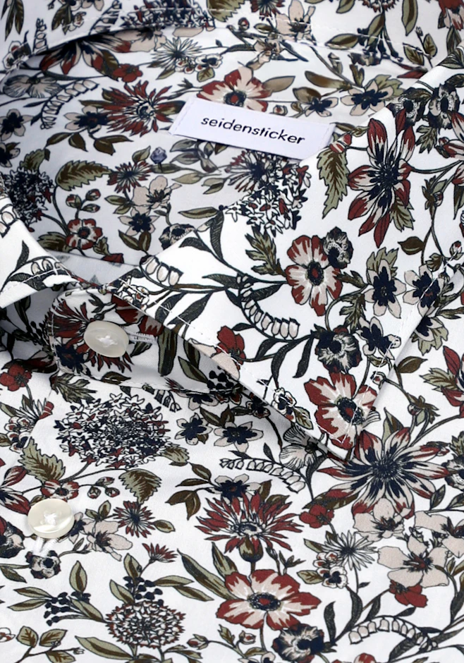 Shaped Chemise d'affaires Imprimé dans Vert | Boutique en ligne Seidensticker