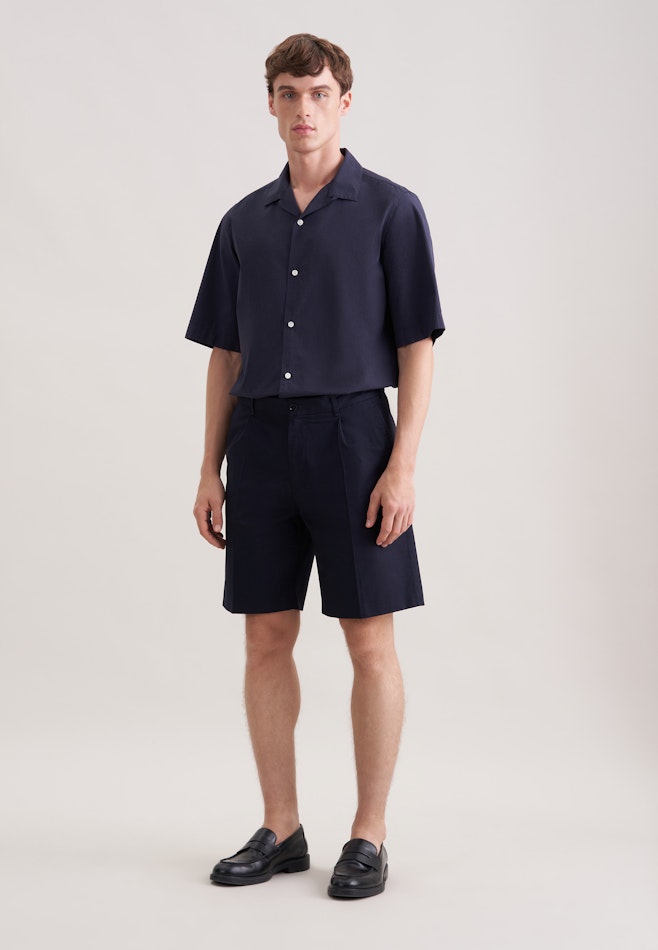 Regular Shorts Uni in Dunkelblau | Seidensticker Onlineshop