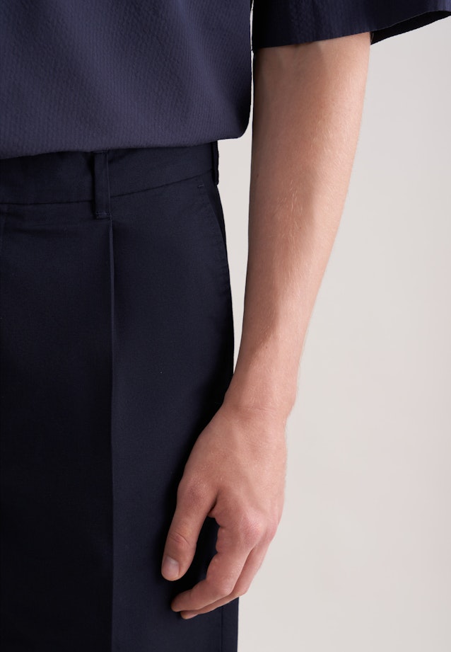 Regular Shorts Uni in Dunkelblau |  Seidensticker Onlineshop