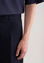 Regular Shorts Uni in Dunkelblau |  Seidensticker Onlineshop