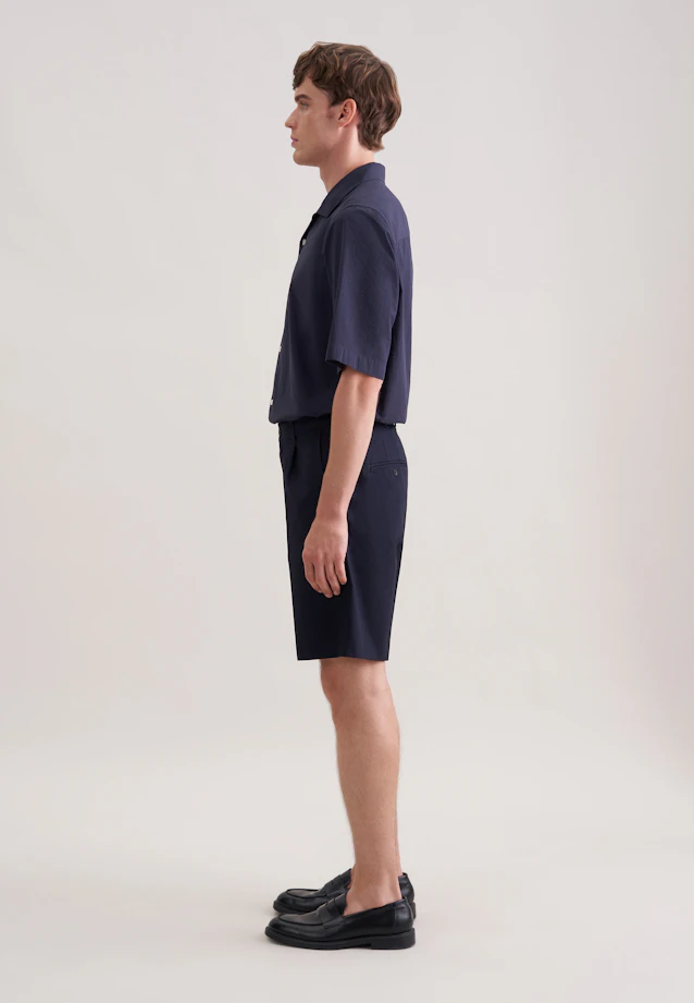 Regular Shorts Uni in Dunkelblau |  Seidensticker Onlineshop