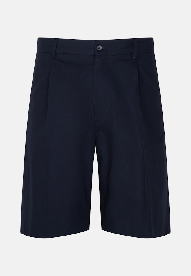 Regular Shorts Uni dans Bleu Foncé | Boutique en ligne Seidensticker