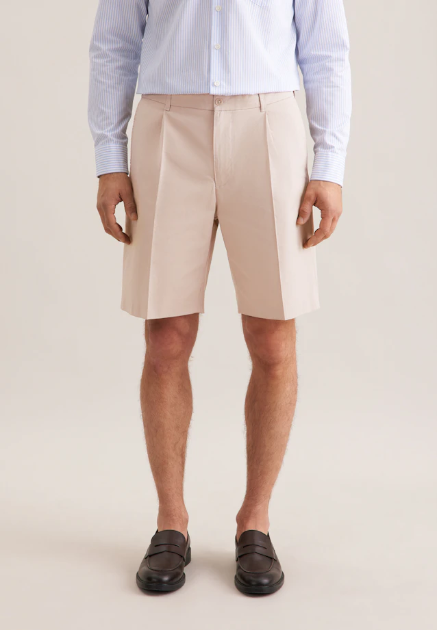 Regular Shorts Uni in Beige |  Seidensticker Onlineshop
