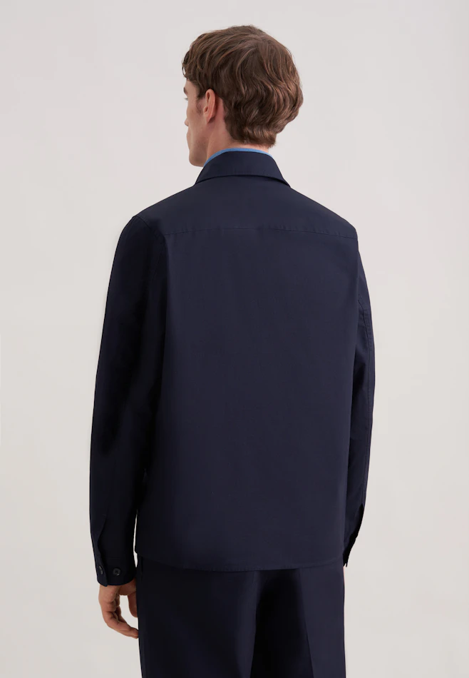 Regular Jacke Uni in Dunkelblau | Seidensticker Onlineshop