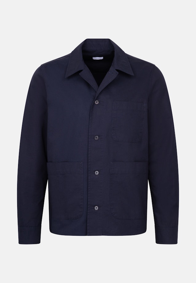 Regular Jacke Uni in Dunkelblau |  Seidensticker Onlineshop