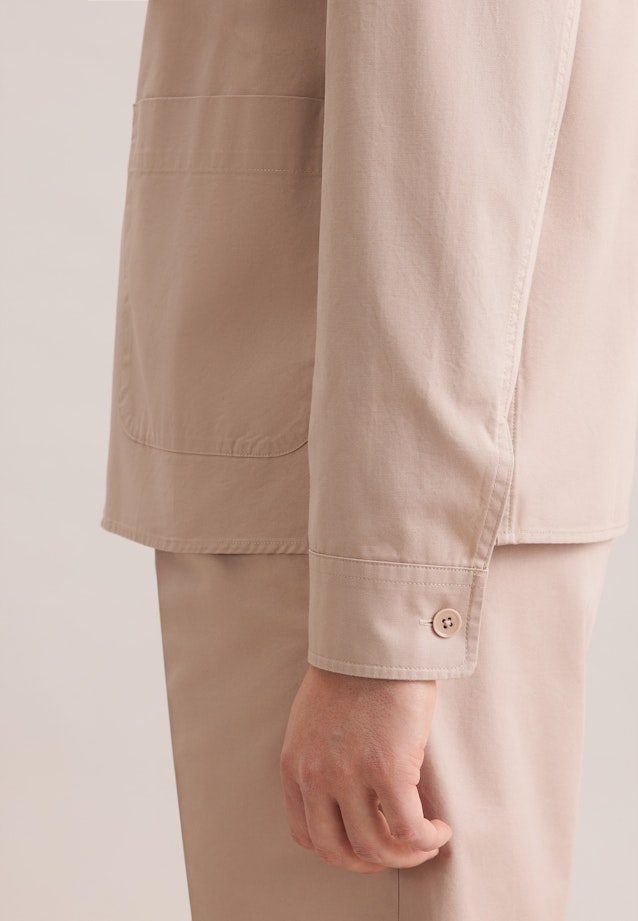 Regular Jacke Uni in Beige |  Seidensticker Onlineshop