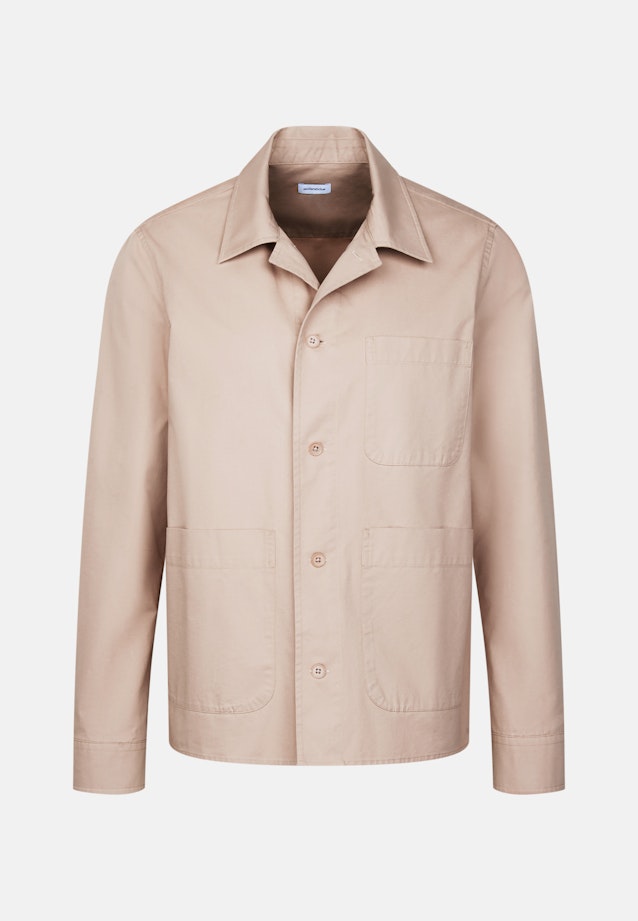 Regular Jacke Uni in Beige |  Seidensticker Onlineshop
