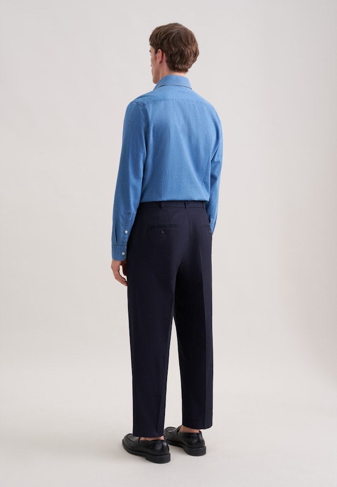 Regular Chino Uni in Dunkelblau | Seidensticker Onlineshop