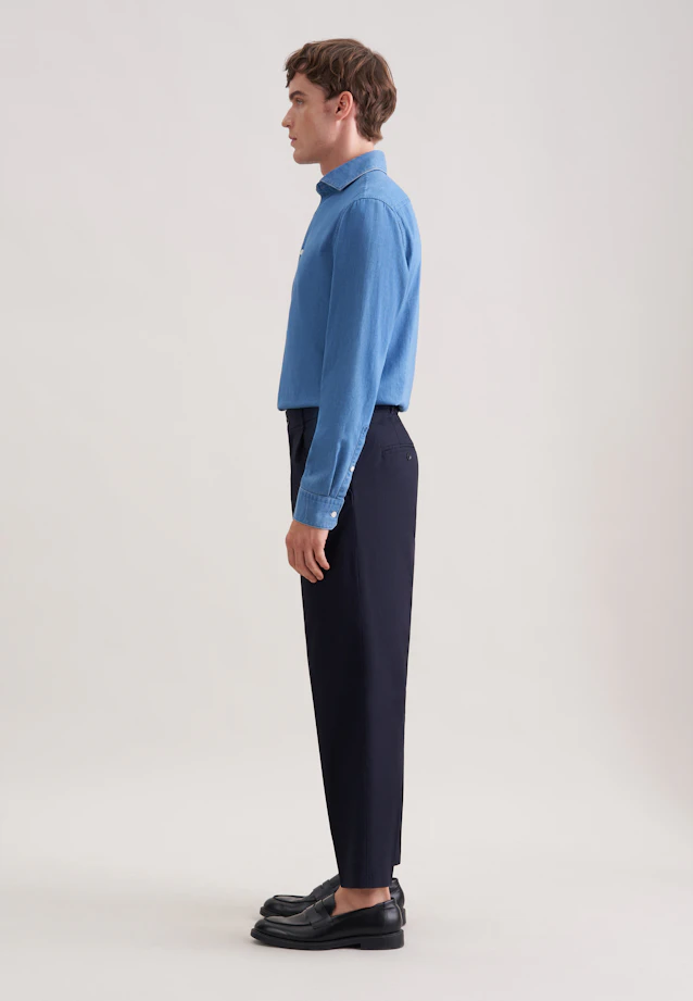 Regular Chino Uni in Dunkelblau |  Seidensticker Onlineshop