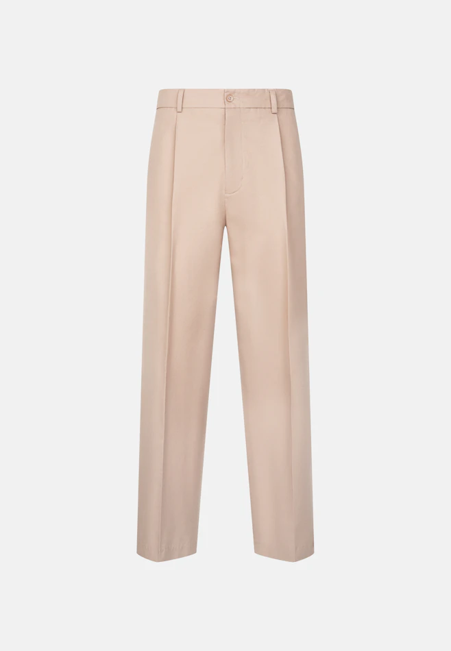 Regular Chino Uni dans Beige | Boutique en ligne Seidensticker