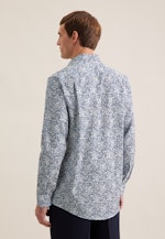 Regular Business Hemd Druck in Grau |  Seidensticker Onlineshop