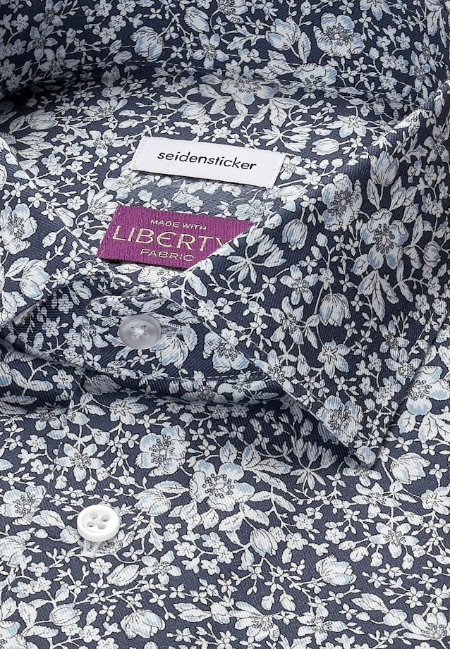 Regular Business Hemd Druck in Grau |  Seidensticker Onlineshop