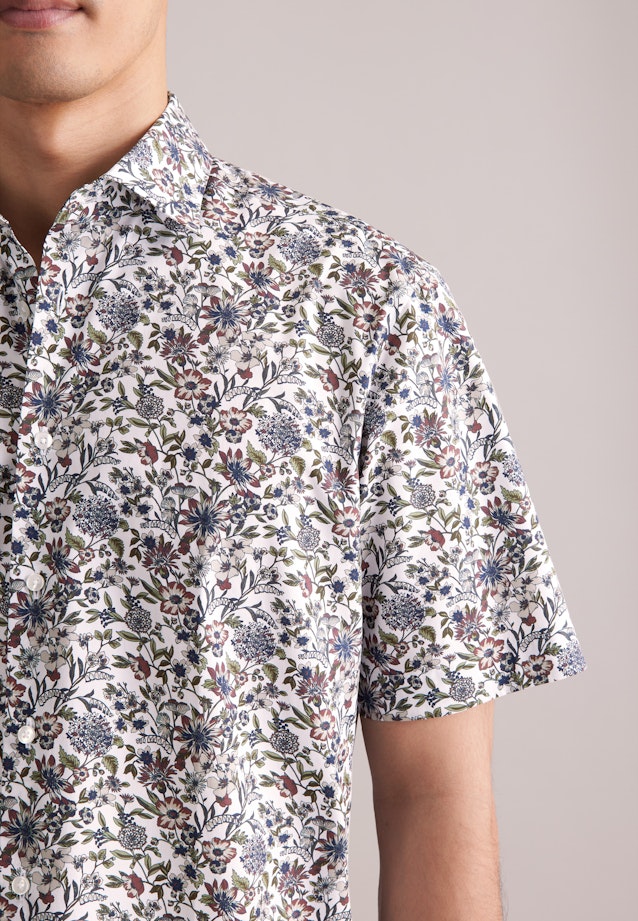 Regular Business Hemd Druck in Grün |  Seidensticker Onlineshop