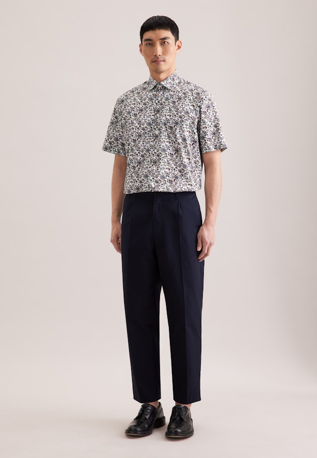 Regular Business Hemd Druck in Grün |  Seidensticker Onlineshop