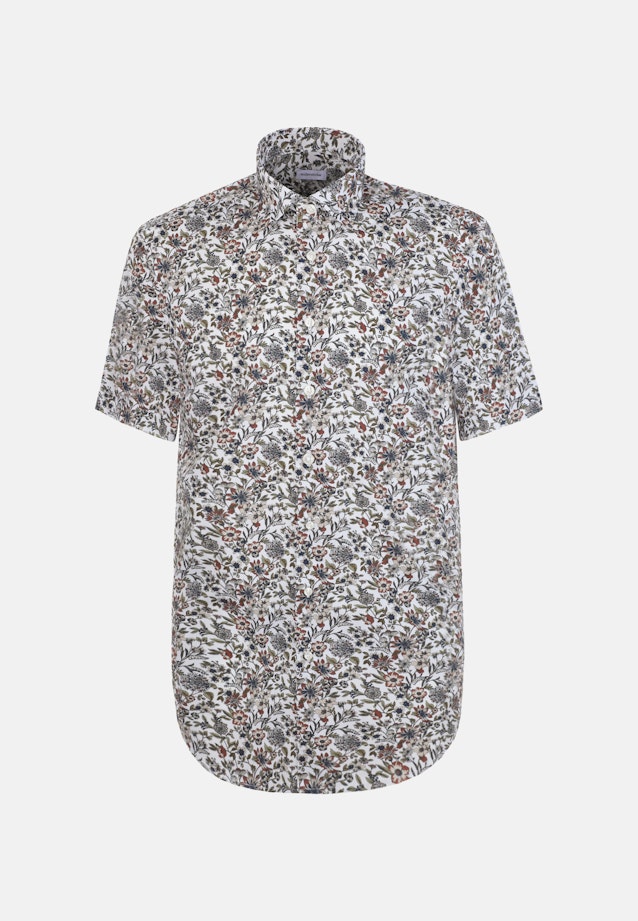 Regular Business Hemd Druck in Grün |  Seidensticker Onlineshop