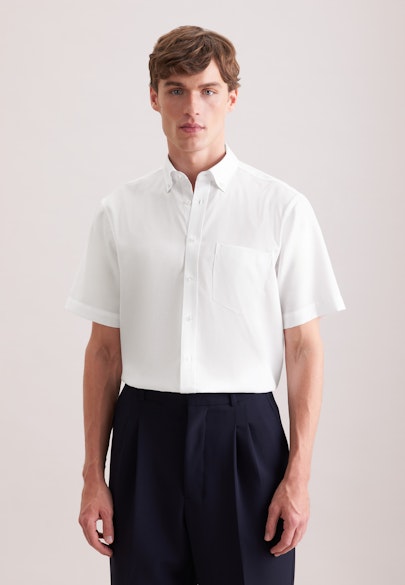 Comfort Chemise d'affaires Structure in Blanc | Seidensticker Onlineshop