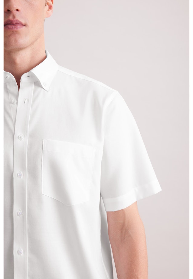 Comfort Business Hemd Struktur in Weiß |  Seidensticker Onlineshop