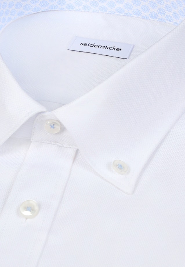 Comfort Chemise d'affaires Structure in Blanc |  Seidensticker Onlineshop