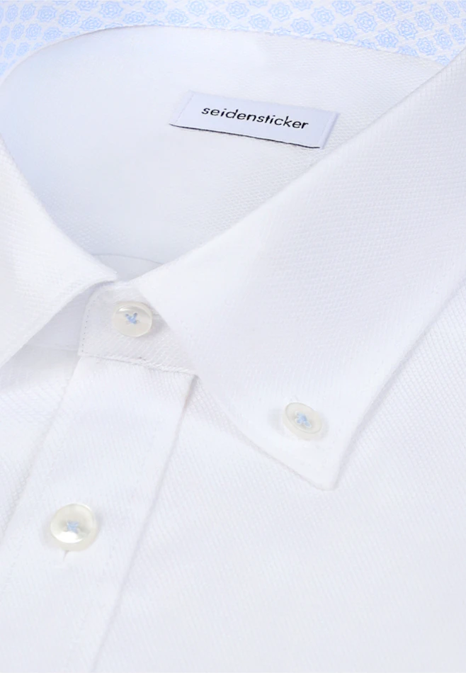 Comfort Business Hemd Struktur in Weiß | Seidensticker Onlineshop