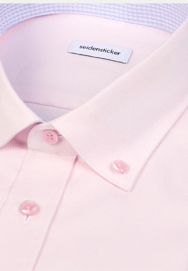 Comfort Business Hemd Struktur in Rosa |  Seidensticker Onlineshop