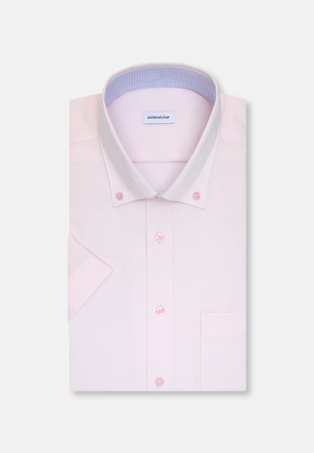 Comfort Business Hemd Struktur in Rosa |  Seidensticker Onlineshop