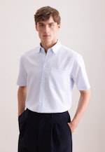 Comfort Chemise d'affaires Structure in Bleu Clair |  Seidensticker Onlineshop