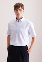 Comfort Business Hemd Struktur in Hellblau |  Seidensticker Onlineshop