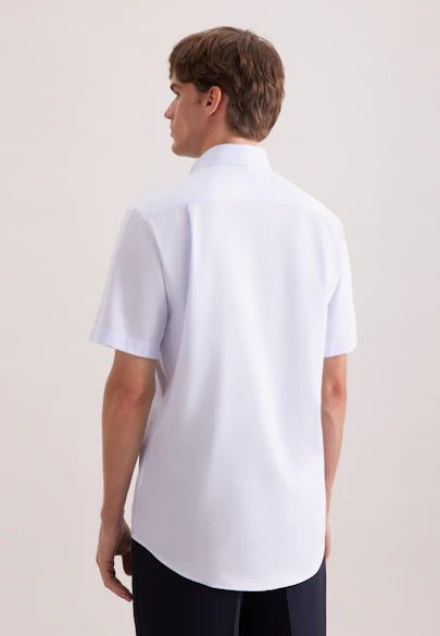 Comfort Chemise d'affaires Structure in Bleu Clair | Seidensticker Onlineshop