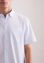 Comfort Business Hemd Struktur in Hellblau |  Seidensticker Onlineshop