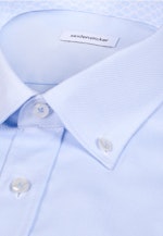 Comfort Business Hemd Struktur in Hellblau |  Seidensticker Onlineshop