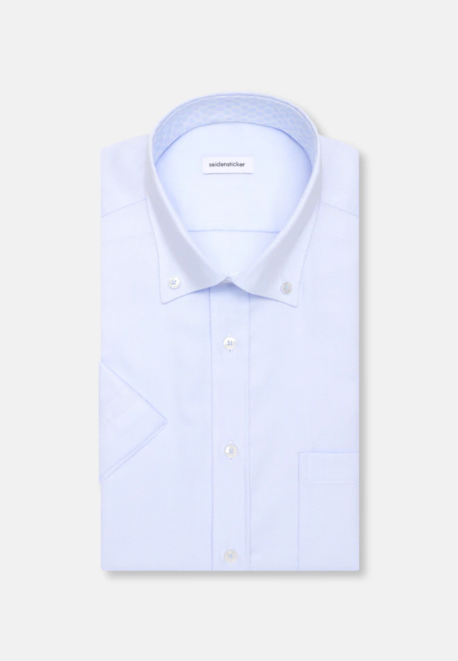 Comfort Business Hemd Struktur in Hellblau | Seidensticker Onlineshop