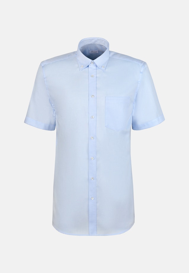 Comfort Chemise d'affaires Structure in Bleu Clair |  Seidensticker Onlineshop