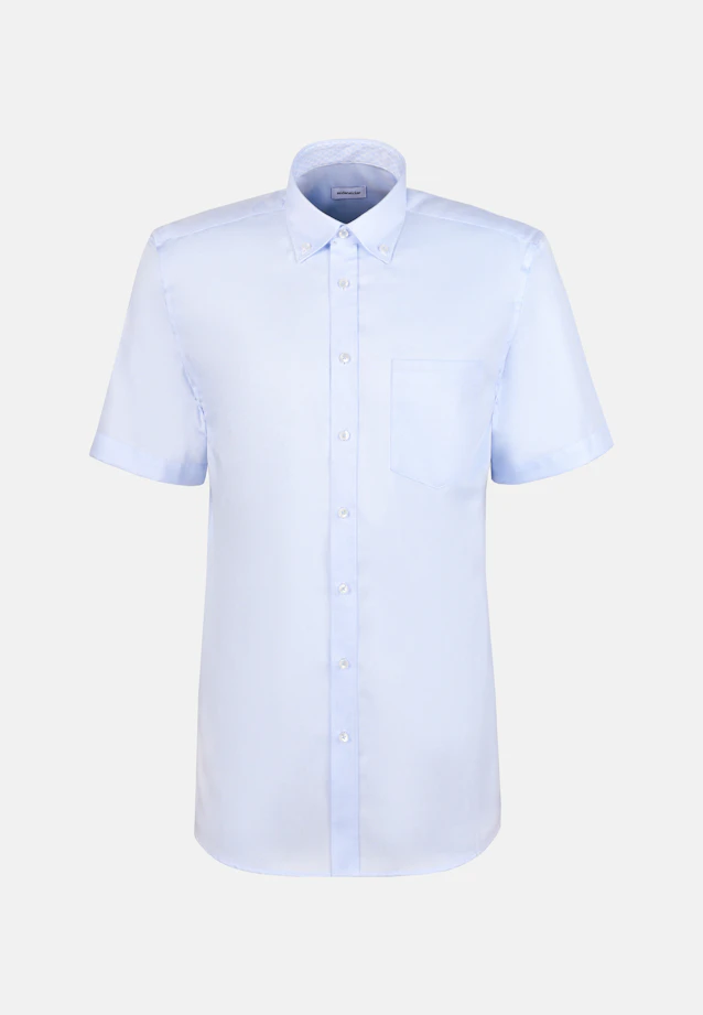 Comfort Business Hemd Struktur in Hellblau |  Seidensticker Onlineshop