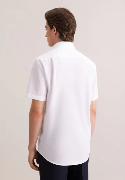 Regular Chemise d'affaires Uni in Blanc | Seidensticker Onlineshop